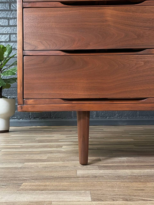 Mid-Century Modern 9-Drawer Walnut Dresser, c.1960’s