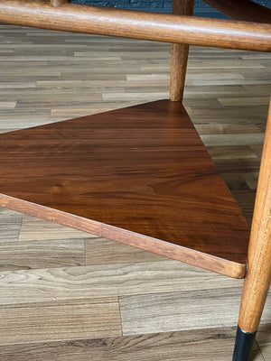 Mid-Century Modern “Acclaim” Triangular Tier Side Table by Lane, c.1960’s
