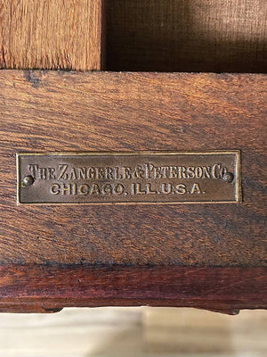 Vintage Spanish Baroque Carved Mahogany Bench, c.1950’s