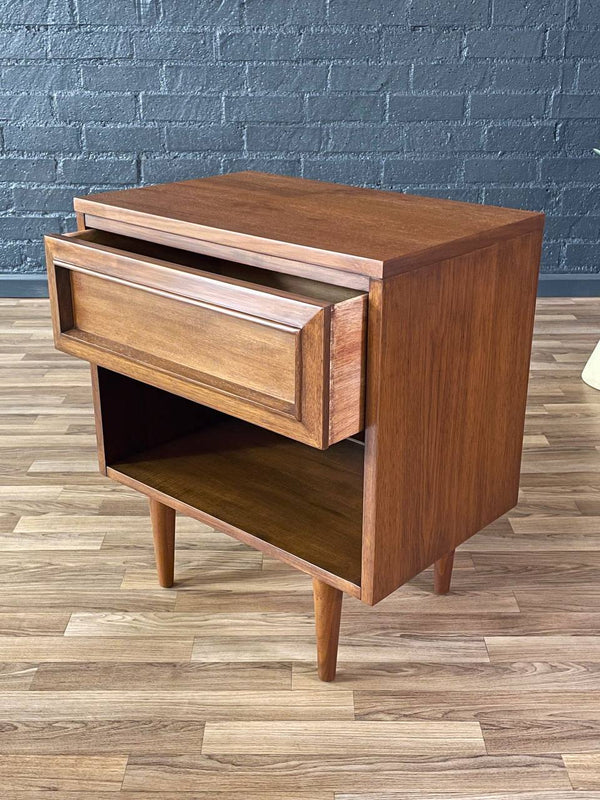 Pair of Mid-Century Modern Walnut Night Stands by Morris of CA, c.1960’s