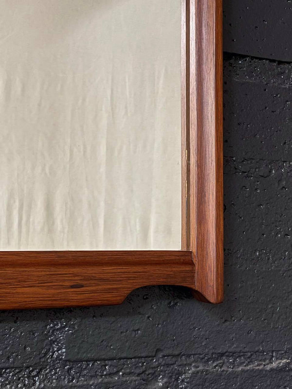 Mid-Century Modern Walnut Wall Mount Mirror, c.1960’s
