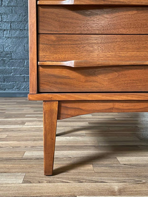 Mid-Century Modern Two-Tone Lacquered Highboy Dresser, c.1960’s