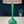 Pair of Mid-Century Modern Green Tulip Shape Table Lamps by Laurel, c.1960’s