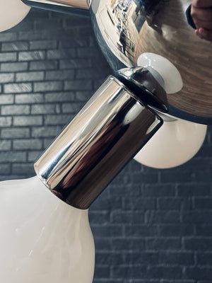 Vintage Space Age Atomic Chrome Sputnik Chandelier, c.1960’s