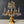 Italian Gilt Tole Floral Crystal Candelabra Table Lamp, c.1950’s