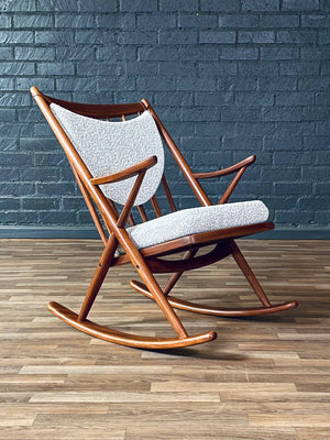 Danish Modern Teak Rocking Chair by Frank Reenskaug, c.1960’s