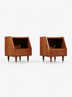 Pair of B.P John “Correlaire” Bookcase Night Stands by Randolph Mohlhenrich, c.1960’s