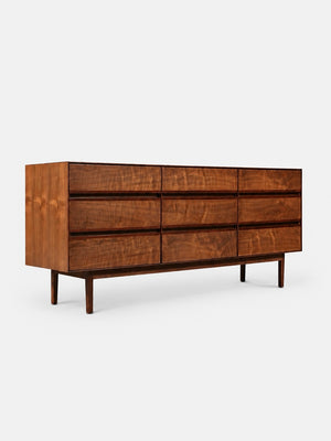 Mid-Century Modern Walnut & Rosewood Dresser by Stanley, c.1960’s