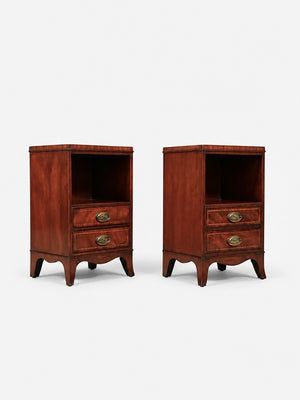 Pair of American Federal Style Mahogany Night Stands by Heritage Henredon, c.1960’s