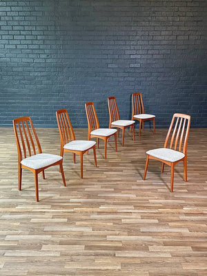 Set of 6 Mid-Century Swedish Modern Teak Dining Chairs by Svegards Markaryd, c.1960’s
