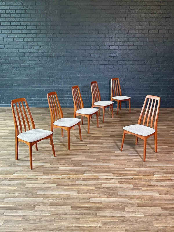 Set of 6 Mid-Century Swedish Modern Teak Dining Chairs by Svegards Markaryd, c.1960’s