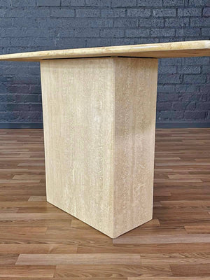 Post Modern Italian Travertine Console Table, c.1980’s