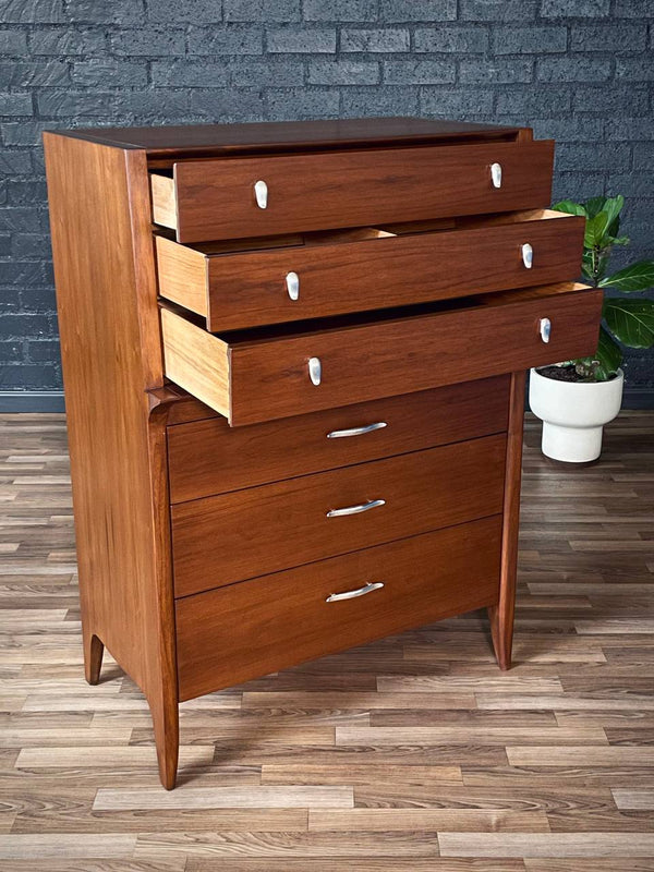 Mid-Century Modern “Profile” Highboy Dresser by John Van Koert for Drexel, c.1950’s