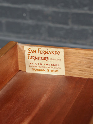 Mid Century Modern Walnut & Brass Credenza by Century Furniture, c.1960's