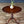 English Georgian Style Mahogany Pie Crust Side Table, c.1940’s