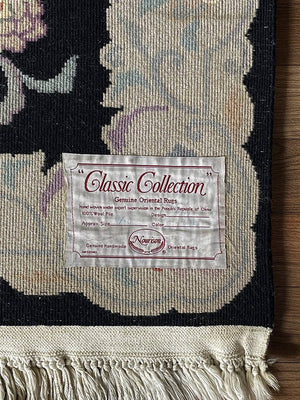 Vintage Handmade Hand-Knotted Wool Chinese  Rug by Nourison, c.1980’s