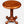American Empire Revival Mahogany Pedestal Side Table with Acorn Feet, c.1920's