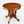 Victorian Eastlake Walnut & Burl Wood Round Center Table w/ Porcelain Casters c.1900's