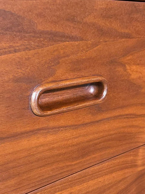 Mid-Century Modern Walnut Dresser by Jack Cartwright, c.1960’s