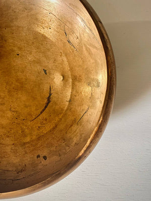 Vintage Californian Modern Brass Footed Bowl by Saxton, c.1960’s