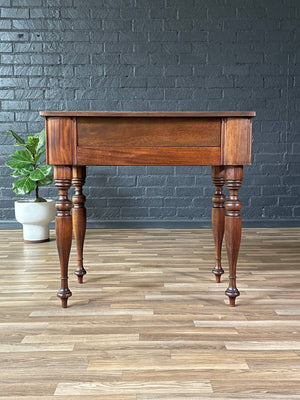 Antique Spinet Style Writing Desk w/ Hidden Deawers, c.1940’s