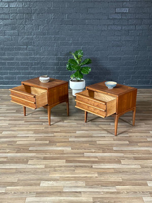 Pair of Mid-Century Modern “Rhythm” Night Stands by Lane, c.1950’s