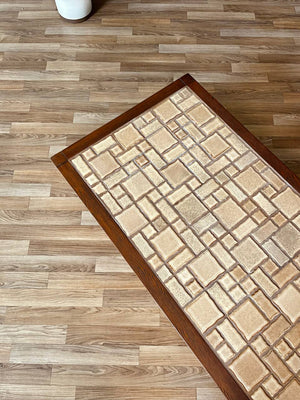 Mid-Century Modern Tile Top Coffee Table, c.1970’s