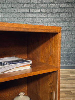Mid-Century Modern Bookcase w/ Glass Doors, c.1960’s