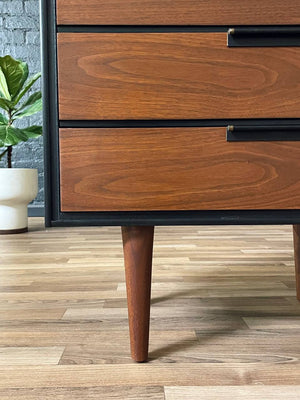 Pair of Mid-Century Modern Walnut Night Stands by The Rapport Co., c.1960’s