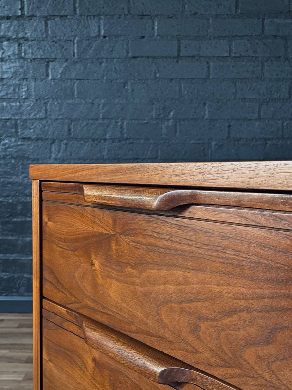Mid-Century Swedish Modern 9-Drawer Walnut Dresser, c.1960’s