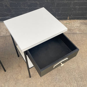 Pair of Vintage Mid-Century Modern Two-Tier Night Stands, c.1960’s