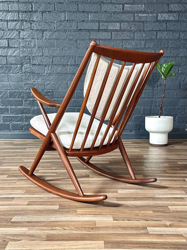 Danish Modern Teak Rocking Chair by Frank Reenskaug, c.1960’s