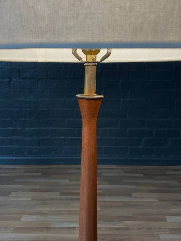 Mid-Century Modern Floor Lamp w/ Side Table by Laurel, c.1960’s