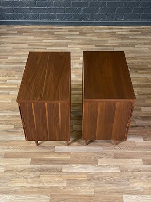 Pair of Mid-Century Modern Walnut Night Stands, c.1960’s