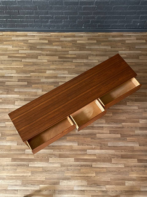 Mid-Century Modern 9-Drawer Walnut Dresser by LA Period, c.1960’s