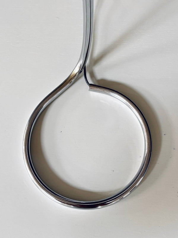 Mid-Century Space-Age Chrome Eyeball Desk Lamp w/ Loop Base, c.1960’s