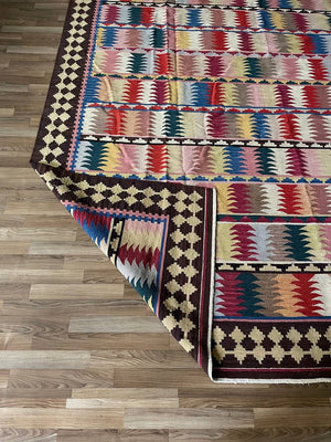 Vintage Hand Made Tribal Turkish Kilim Rug, c.1970’s