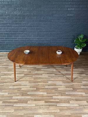 Expanding Mid-Century Modern “Profile” Round Dining Table by John Van Koert for Drexel, c.1950’s