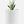 Mid Century Modern White Glazed Ceramic Planter, c.1960’s