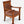 American Arts & Crafts Carved Oak Armchair, c.1930's