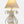 Hollywood Regency Sculptural Curved, Clear Lucite Table Lamp, c.1970's