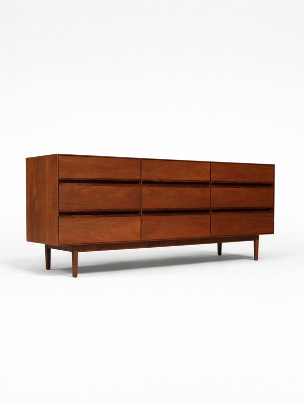 Mid-Century Modern Walnut & Rosewood Dresser by Stanley, c.1960’s
