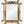 Antique Victorian Revival Brass Wall Mirror with Floral Rosettes & Scrollwork, c.1950's