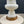 Mid-Century Modern Sculpted Marble Table Lamp with Gold Leaf Base, c.1960’s