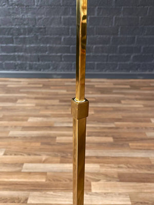 Mid-Century Modern Articulating Brass Floor Lamp by Casella, c.1970’s