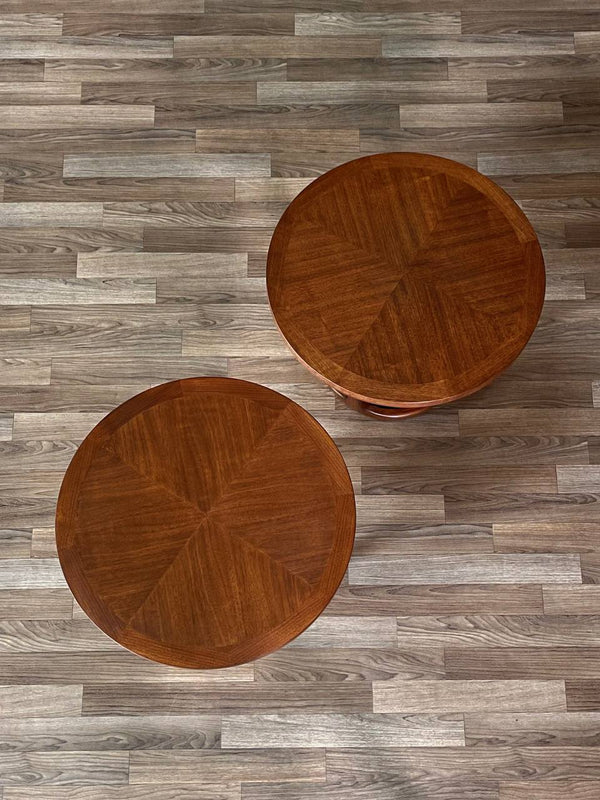 Pair of Mid-Century Modern “Rhythm” Walnut Side Tables by Lane, c.1960’s