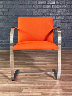 Mies Van Der Rohe “Brno” Steel Chair for Knoll