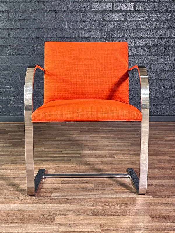 Mies Van Der Rohe “Brno” Steel Chair for Knoll