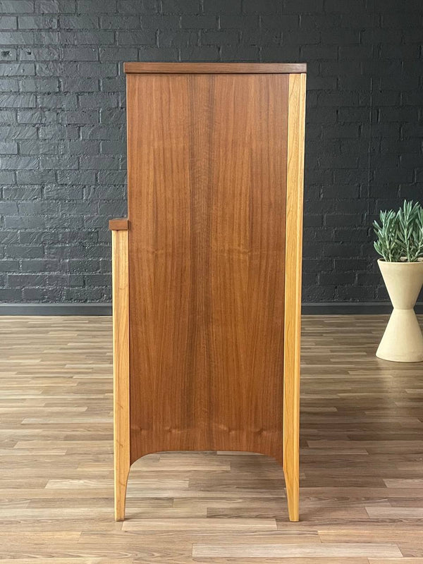 Mid-Century Modern Two-Tone Highboy Dresser by Kent Coffey, c.1960’s