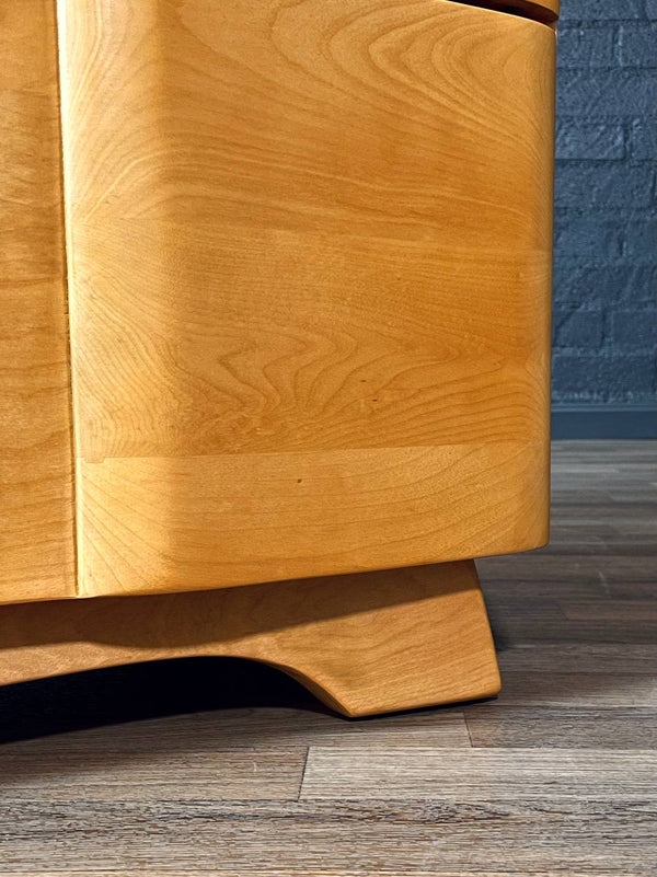 Mid-Century Modern “Riviera” Highboy Birch Dresser by Heywood Wakefield, c.1950’s